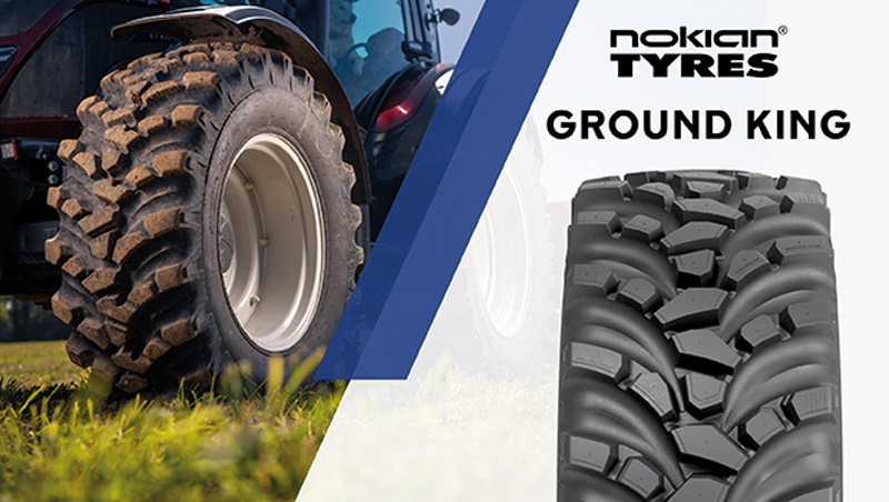 Ligeramente ligero diamante Nokian Ground King, el nuevo neumático de Nokian Tyres, listo para FIMA  2020 - AgroTecnica