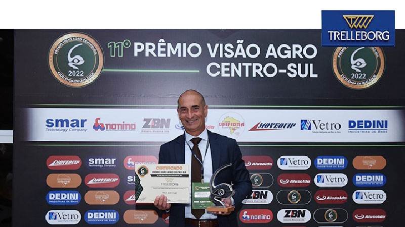 Trelleborg recoge el premio Visão Agro Centro-Sul