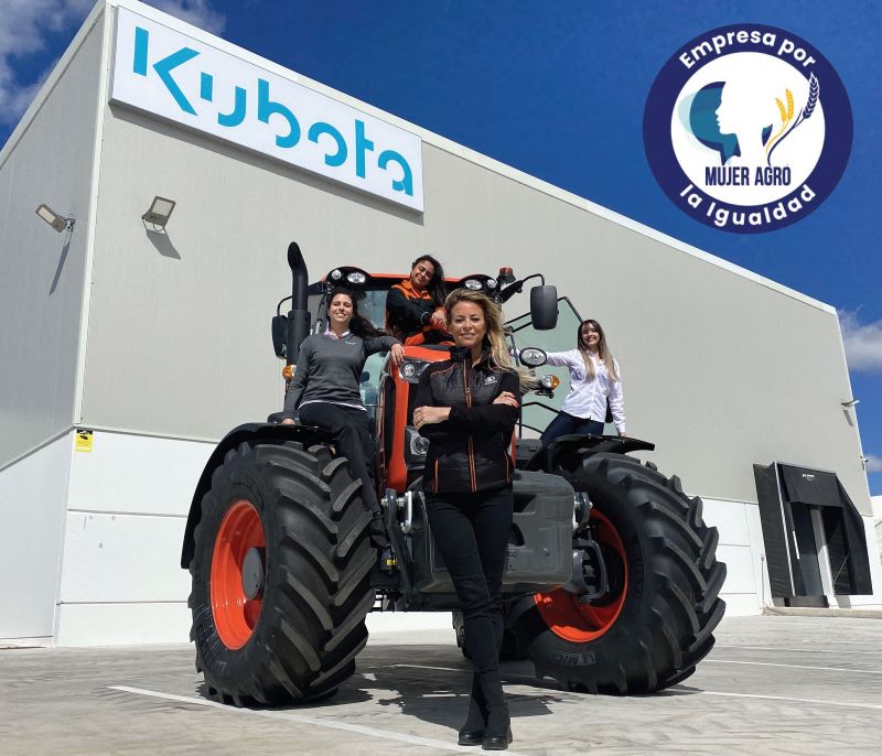 Kubota recibe el sello Empresa por la Igualdad – MujerAGRO