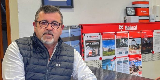 Ferran Recio, responsable de negocio de ITT Bobcat Of, explica cómo han llegado a ser el mayor distribuidor Bobcat en España